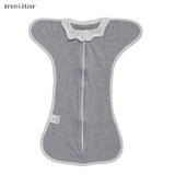 Gigoteuse anti-sursaut bébé Mybooni — Turbulette emmaillotage coton mains relevées