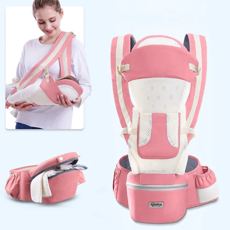 Porte-bébé ergonomique hanche Mybooni — Kangourou avant et arrière nouveau-né