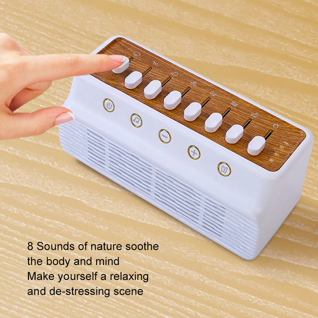 Machine à bruit blanc bébé 8 sons Mybooni — Enceinte Bluetooth portable aide au sommeil