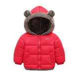 Manteau à capuche polaire Mybooni — Doublé cachemire enfant hiver