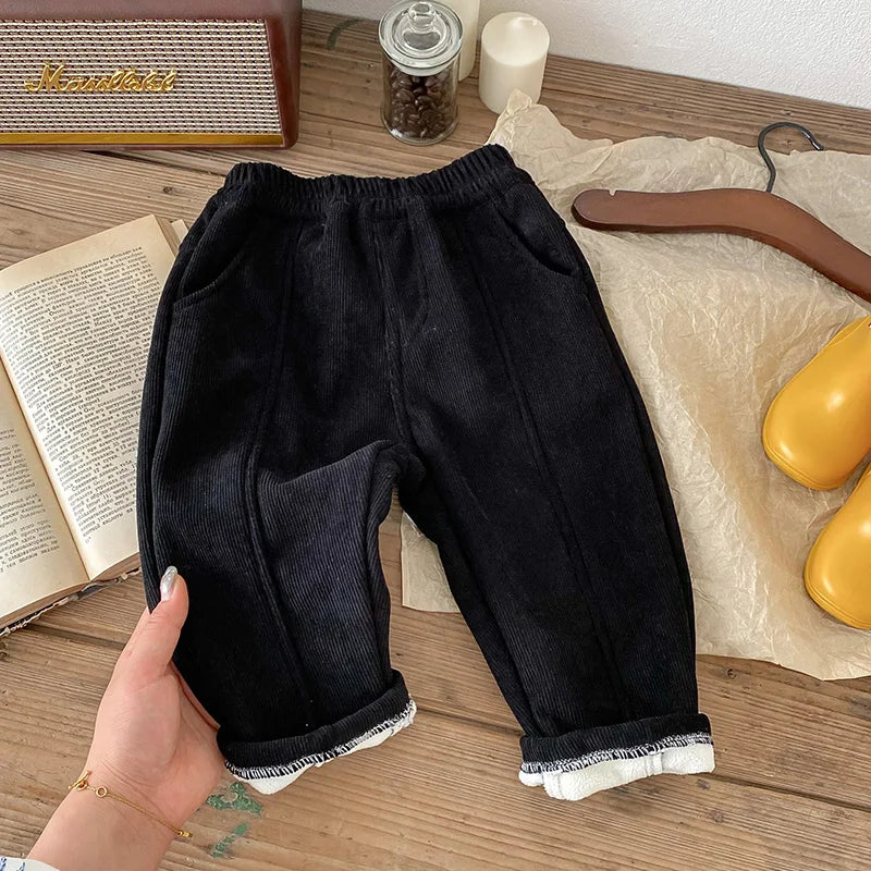 Pantalon droit enfant MILANCEL - jean mode garçon 1-6 ans printemps automne