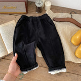 Pantalon droit enfant MILANCEL - jean mode garçon 1-6 ans printemps automne