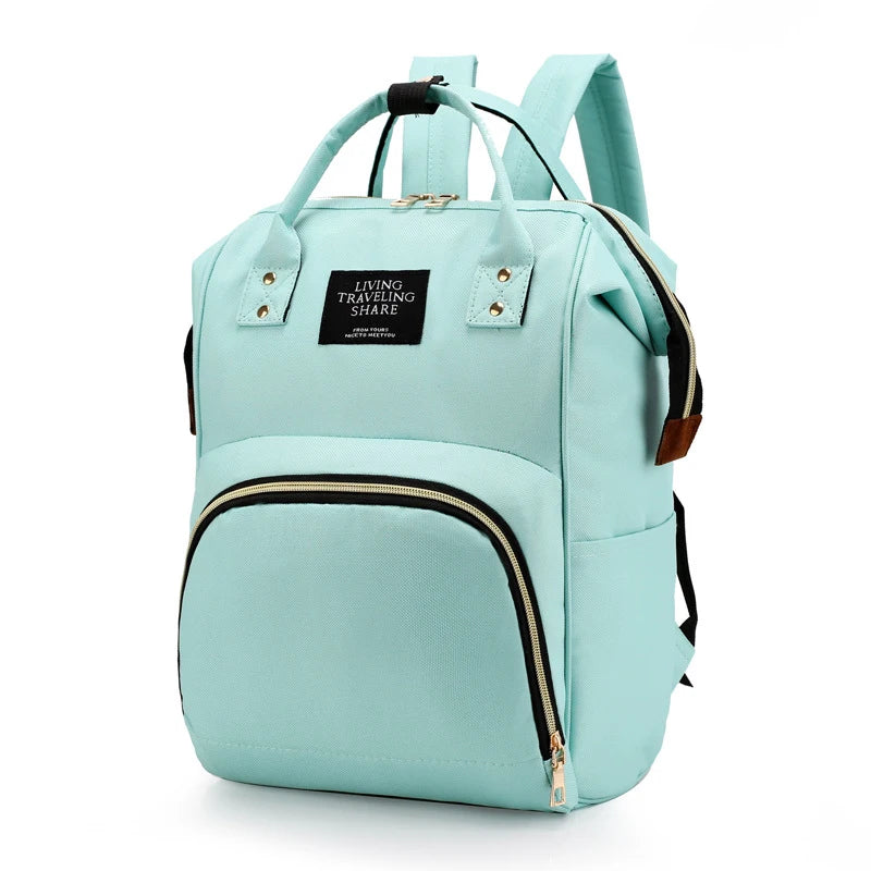 Grand sac maman toile Mybooni — Isotherme multifonction rangement bébé