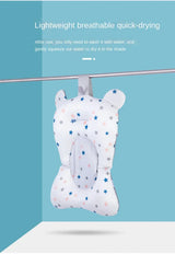 Oreiller baignoire nouveau-né antidérapant - coussin soutien corps bébé siège bain pliable tapis