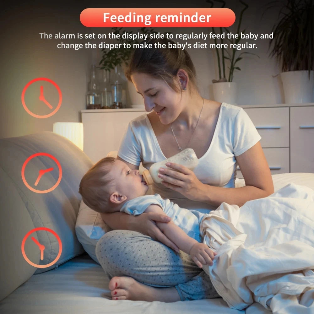 Babyphone vidéo 3,5 pouces sans fil Mybooni — Vision nocturne surveillance température
