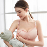 Lot 3 soutiens-gorge d'allaitement coton respirant grande taille push-up
