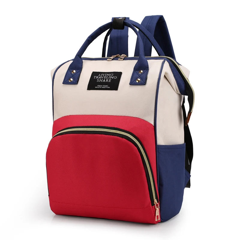 Grand sac maman toile Mybooni — Isotherme multifonction rangement bébé