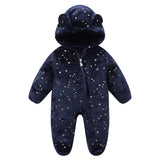 Grenouillère bébé flanelle douce chaude - combinaison imprimée cartoon automne-hiver 0-19 mois