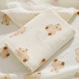 Couverture mousseline coton été pour nouveau-né
