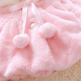 Cape enfant laine polaire Mybooni — Avec oreilles automne hiver fille