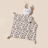 Doudou chat en mousseline coton pour nouveau-né