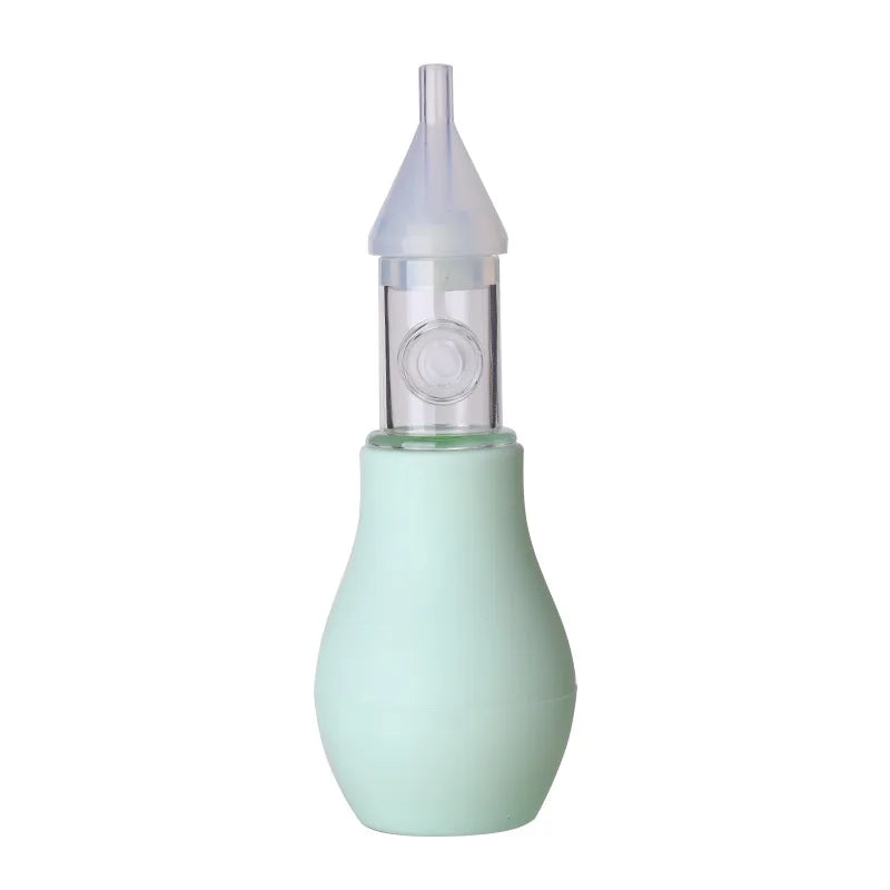 Aspirateur nasal silicone bébé - pompe aspiration nettoyeur nez enfant outil nettoyage nasal