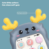Téléphone jouet bébé bilingue avec anneau dentition et musique - jouet éducatif électronique enfant