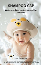 Bonnet de douche enfant imperméable protection oreilles cartoon
