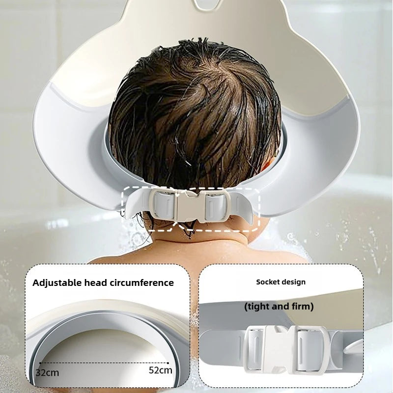 Bonnet de douche enfant imperméable protection oreilles cartoon