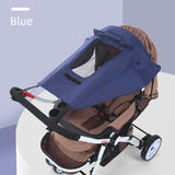 Pare-soleil poussette universel protection UV - voile carrosserie landau siège auto visière soleil