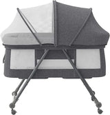 Lit de voyage bébé Mybooni — Matelas roulettes silencieuses berceau convertible