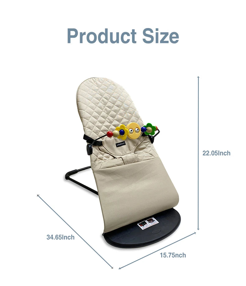 Balancelle bébé électrique automatique - chaise oscillante 5 points avec télécommande