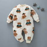 Body bébé flanelle doux printemps hiver - grenouillère fille garçon 0-18 mois