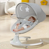 Balancelle bébé électrique automatique - chaise oscillante 5 points avec télécommande