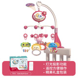 Mobile musical lumineux et projecteur pour lit bébé - télécommande jouet nouveau-né
