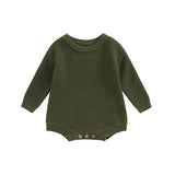 Barboteuse tricot bébé Mybooni | Pull manches longues — Garçon & Fille 0-2 ans