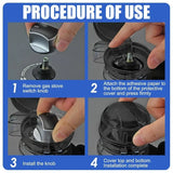 2/4/8Pcs Stove Knob Covers Child Safety Plastic — vue complémentaire 1