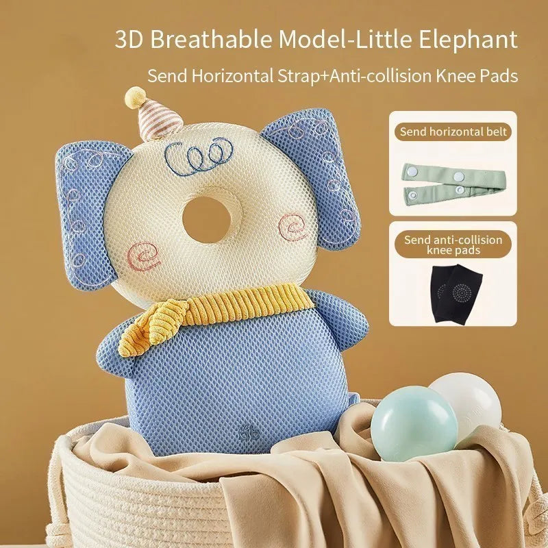 Casque protège-tête bébé AIBEDILA Mybooni — Protection nuque et tête apprentissage marche