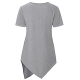 Haut allaitement maternité doux casual manches courtes - t-shirt infirmière femme enceinte été