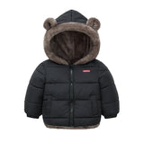 Manteau à capuche polaire Mybooni — Doublé cachemire enfant hiver
