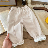 Pantalon droit enfant MILANCEL - jean mode garçon 1-6 ans printemps automne