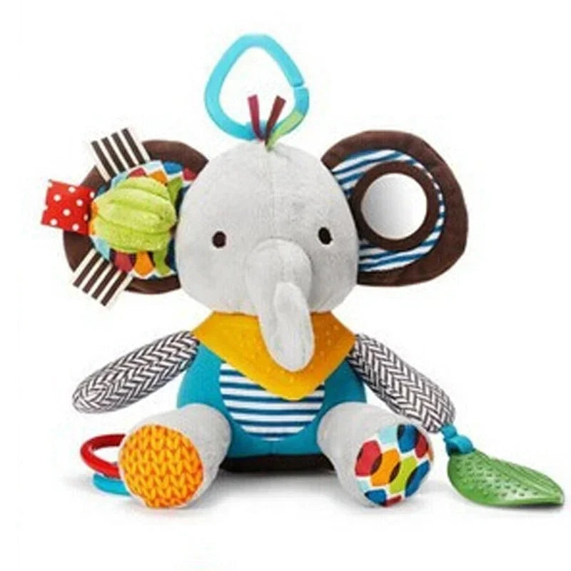 Doudou réconfort lapin-éléphant Bouni — Couverture sécurité compagnon sommeil