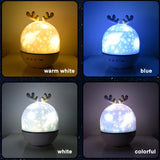 Projecteur galaxie rotatif Mybooni — Veilleuse Bluetooth musique chambre bébé