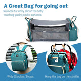 Sac à langer avec matelas de change d’appoint intégré