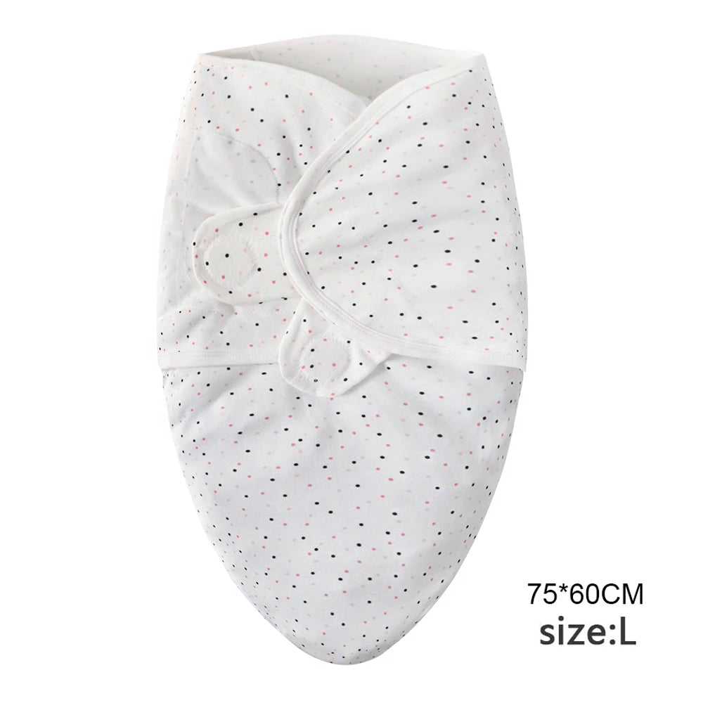 Ensemble couverture et bonnet pour nouveau-né en coton 0-6 mois
