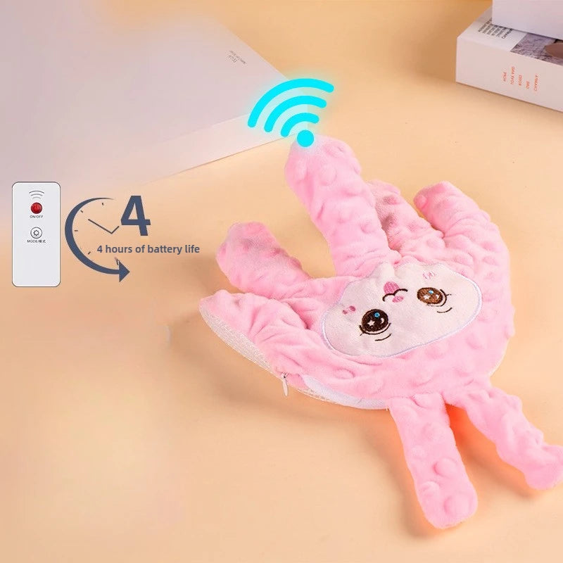 Coussin d'endormissement ours Mybooni — Doudou sensoriel télécommande nouveau-né