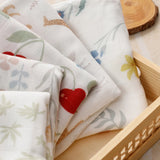 Lot 5 langes multifonctions bébé Bouni — Coton bambou certifié