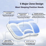 Oreiller orthopédique bébé Bouni — Anti-tête plate, ergonomique, pour nouveau-né