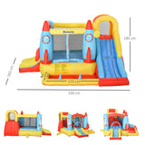 Outsunny Inflatable Castle with 2 Slides Pool J — vue complémentaire 5