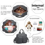 Sac à langer KONO élégant avec poches isothermes biberons