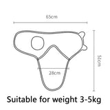 Ensemble couverture et bonnet pour nouveau-né en coton 0-6 mois