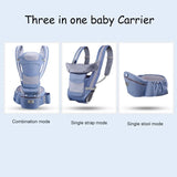 Porte-bébé ergonomique hanche Mybooni — Kangourou avant et arrière nouveau-né