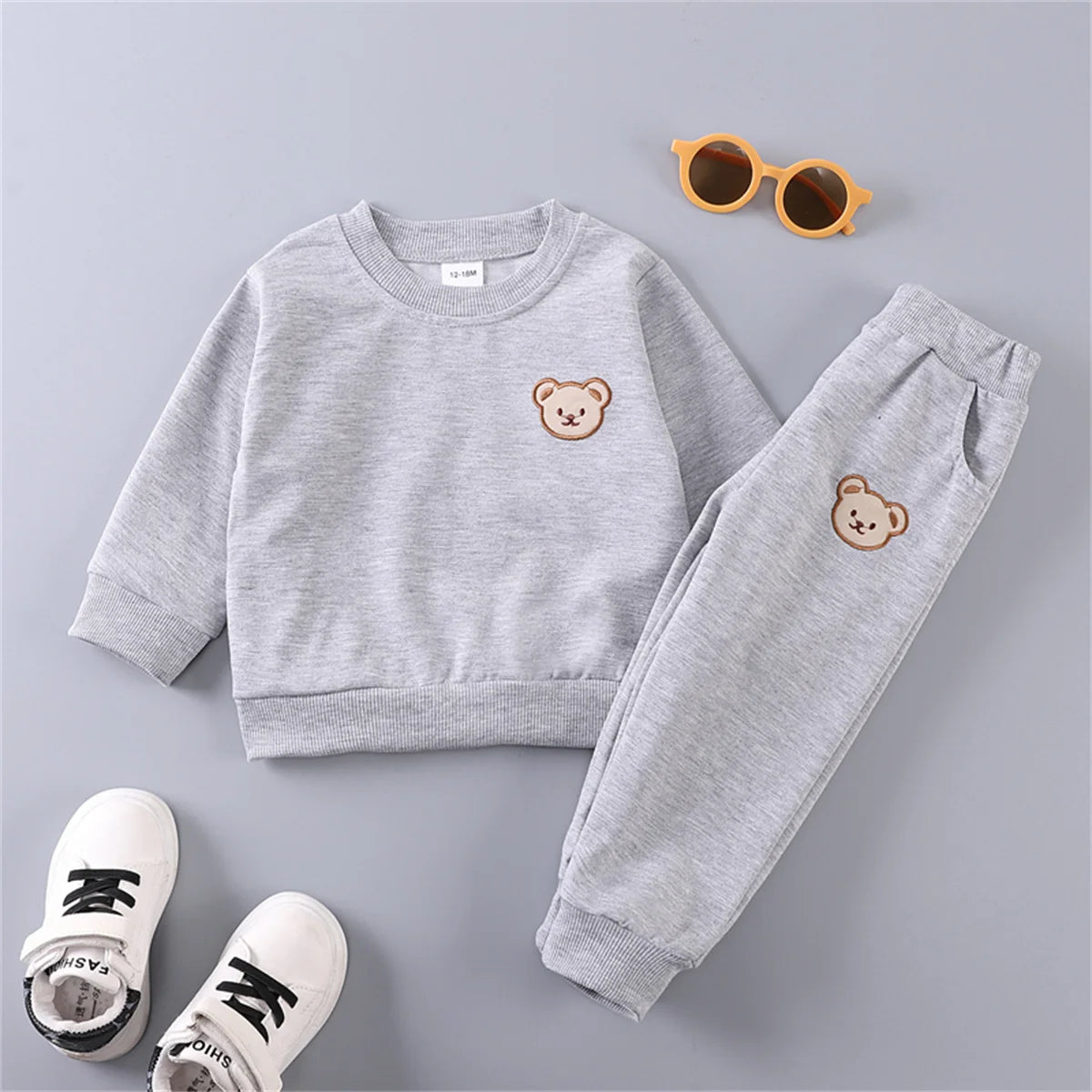 2PCS Children's Set Spring and Autumn Simple Li — vue complémentaire 13