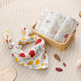 Lot 5 langes multifonctions bébé Bouni — Coton bambou certifié