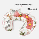 Coussin d'allaitement en U multifonctionnel lavable en machine soutien cou taille