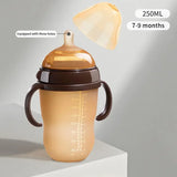 Biberon silicone nano avec poignée anti-étouffement pour sevrage bébé