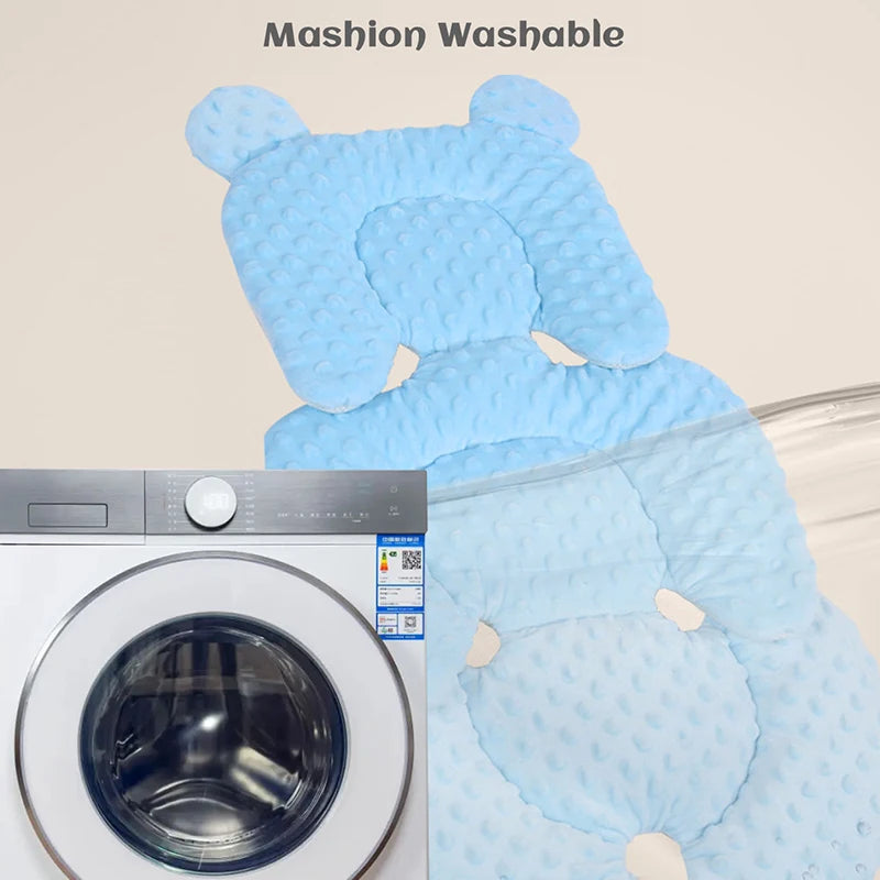 Coussin poussette bébé 4 saisons universel - insert siège auto matelas respirant mesh double face