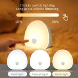 Machine à bruit blanc veilleuse LED rechargeable Mybooni — Tactile lampe sommeil