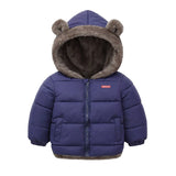 Manteau à capuche polaire Mybooni — Doublé cachemire enfant hiver