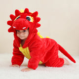 Combinaison pyjama bébé flanelle cartoon - grenouillère licorne/lapin/dinosaure animal